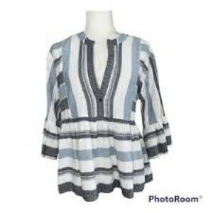 THML Vneck, Cotton, Size Large, Babydoll shirt.